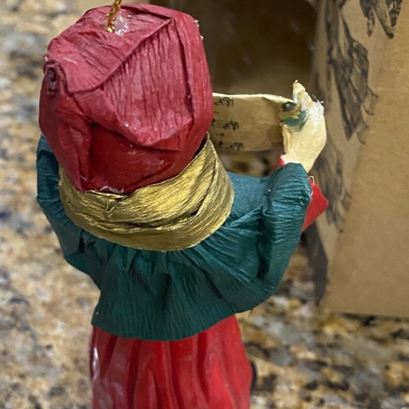 Louis Nichole Caroler Christmas Ornament 1999 Victorian Came Upon Midnight Clear - Picture 5 of 8